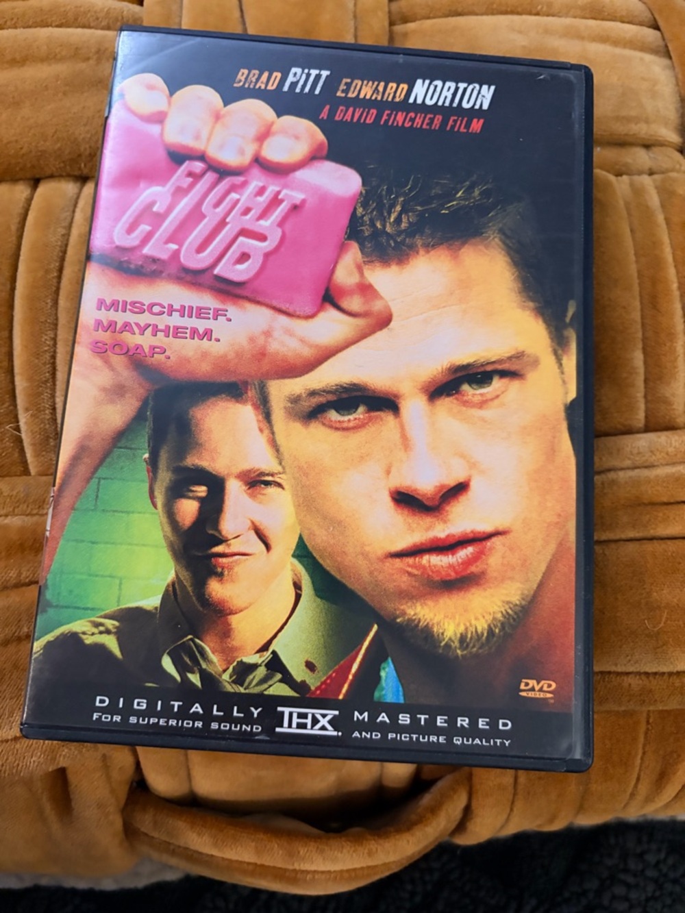 Fight Club DVD — Pink Soap Cover Artwork
